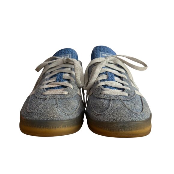 Adidas Gazelle Indoor Suede Sneaker Blue Fusion 6.5 Blokette Gum Sole Soccer - Picture 5 of 14